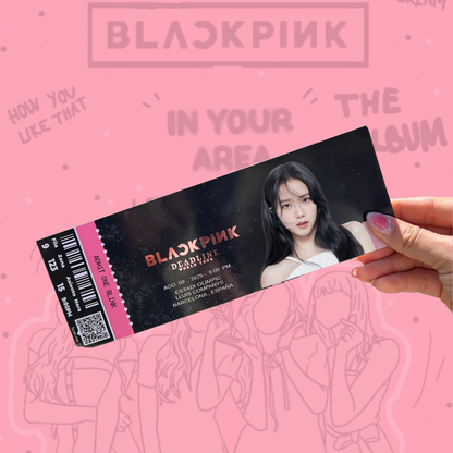 Entradas hechas por fans de Black Pink  para la gira mundial Deadline
