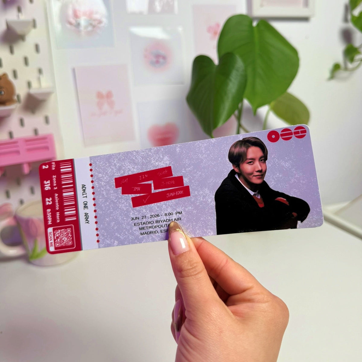 Entrada conmemorativa de concierto – Edición Fan
