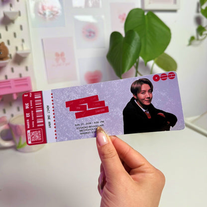 Entrada conmemorativa de concierto – Edición Fan