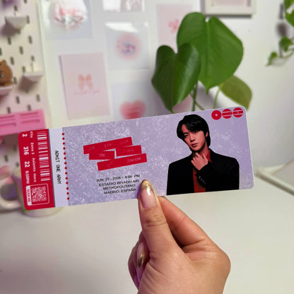 Entrada conmemorativa de concierto – Edición Fan