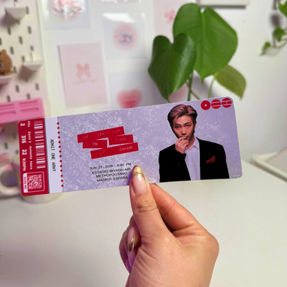 Entrada conmemorativa de concierto – Edición Fan
