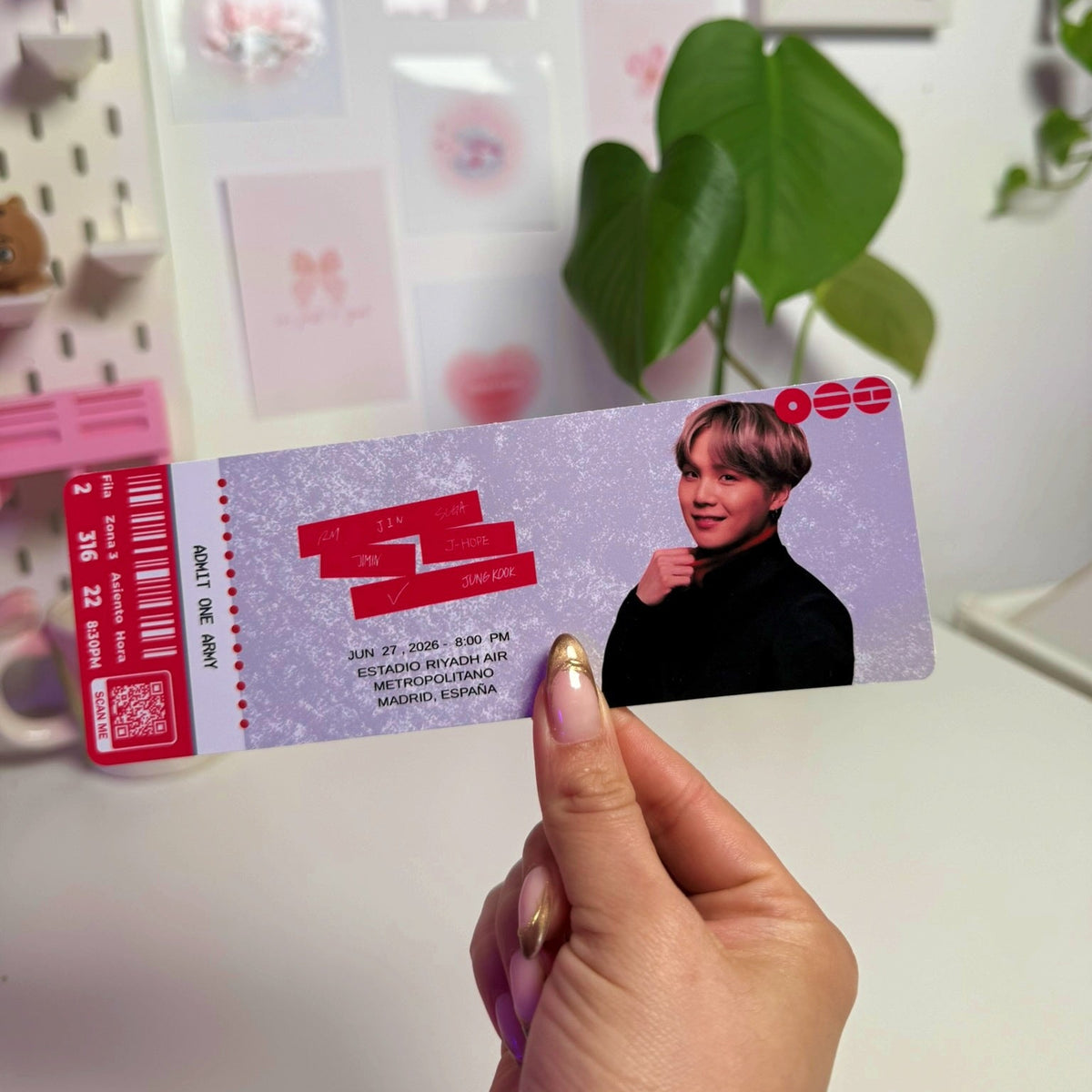 Entrada conmemorativa de concierto – Edición Fan