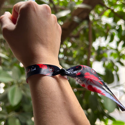 Pulseras hechas por fans de Stray Kids para la gira mundial 2025