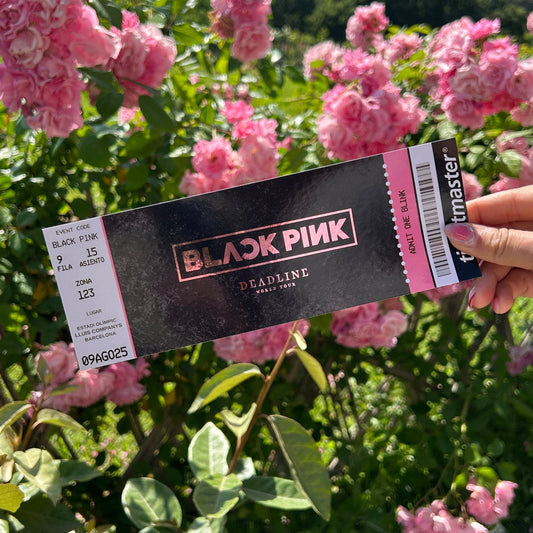 Entradas hechas por fans de Black Pink  para la gira mundial Deadline
