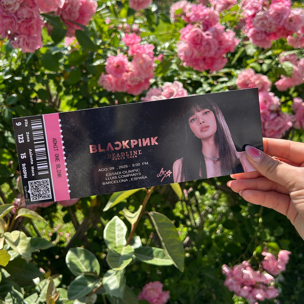 Entradas hechas por fans de Black Pink  para la gira mundial Deadline