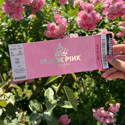 Entradas hechas por fans de Black Pink  para la gira mundial Deadline