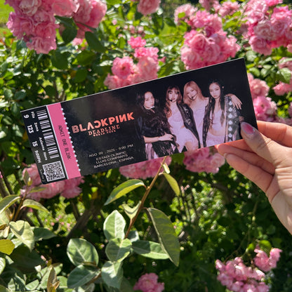 Entradas hechas por fans de Black Pink  para la gira mundial Deadline